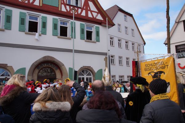 Teaserbild für Die Narren wollen das Renninger Rathaus erobern